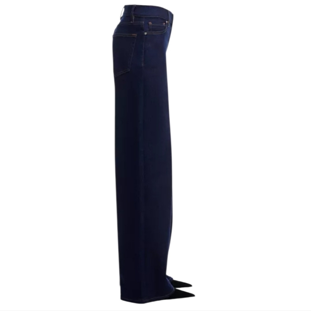 NWT Frame Le Slim Palazzo Wide Leg Jeans 28 Dark Rinse - Picture 3 of 7